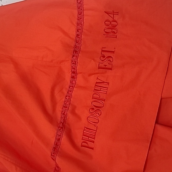 PHILOSOPHY  di Lorenzo Serafini Orange Dolman Sleeve Midi Dress - Picture 5 of 13